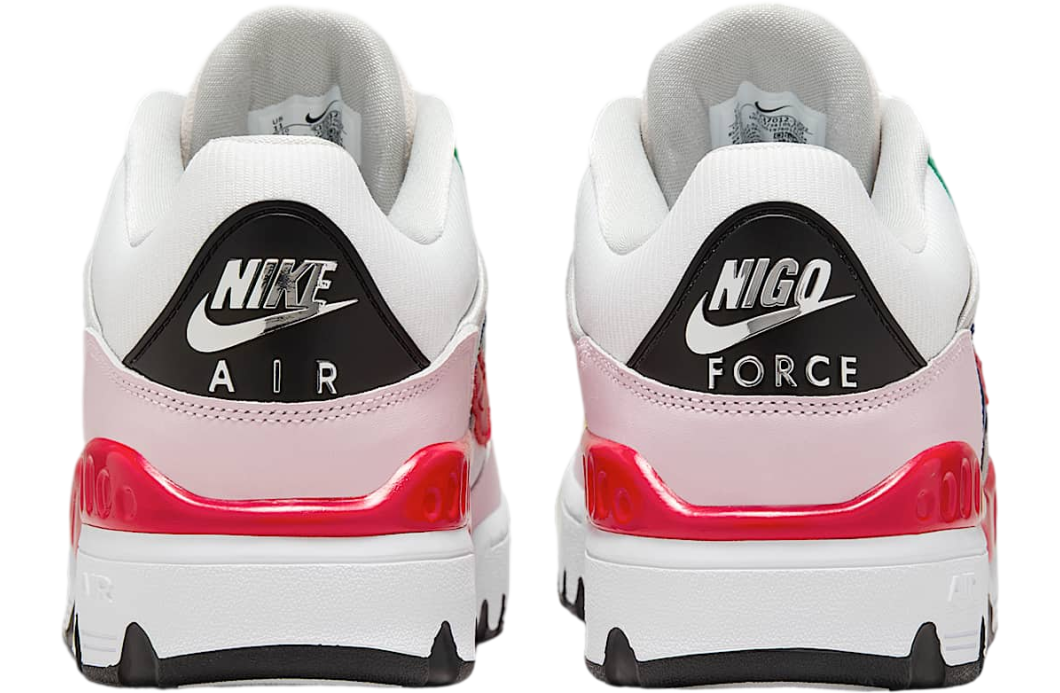 Nigo x Nike Air Force 3 Low White / University Red - Image 5