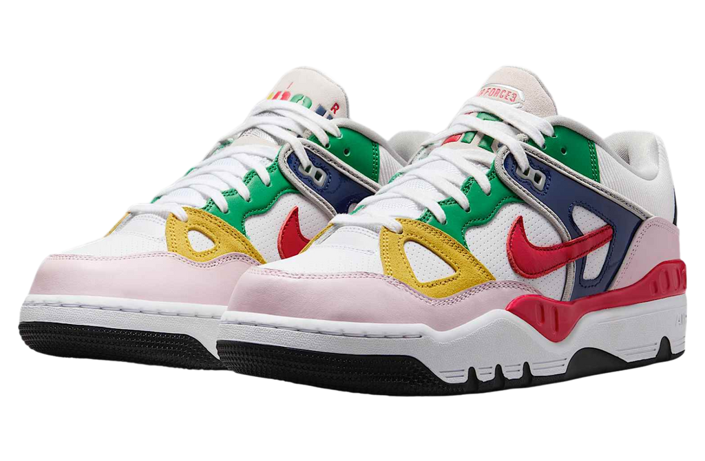 Nigo x Nike Air Force 3 Low White / University Red - Image 6