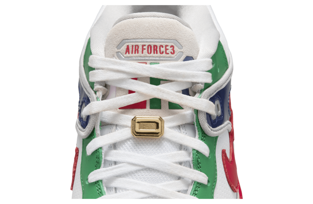 Nigo x Nike Air Force 3 Low White / University Red - Image 11