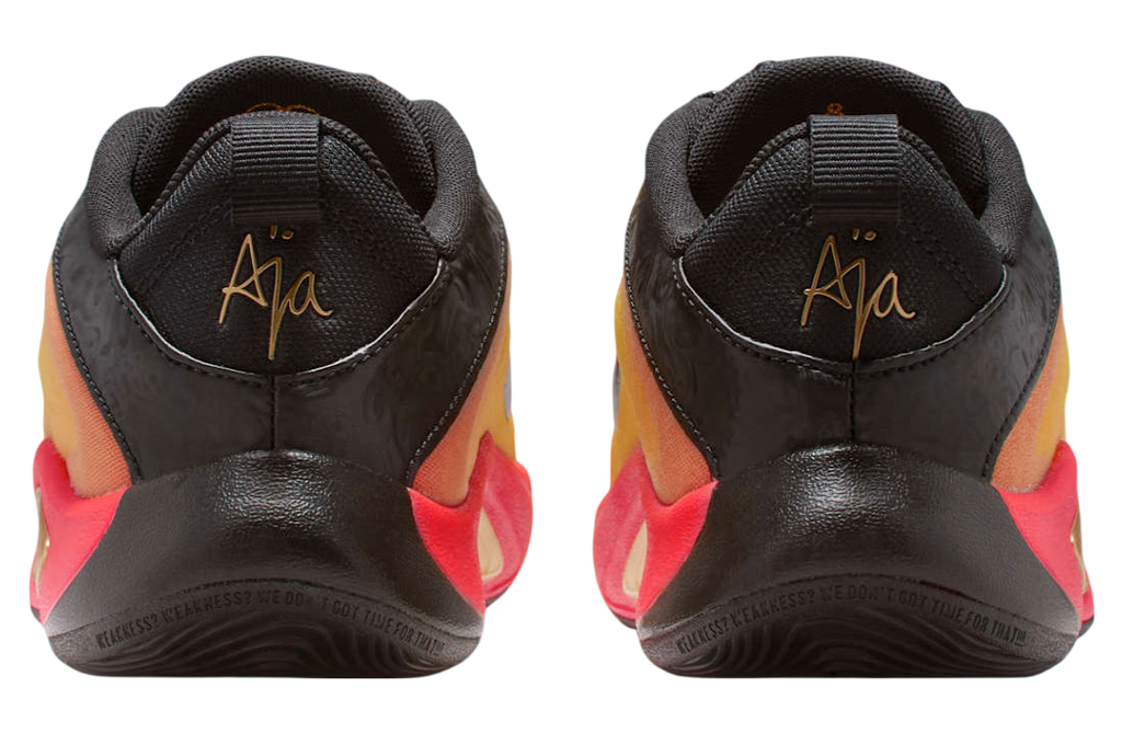 Nike A'One All Star Black / Metallic Gold - Image 4