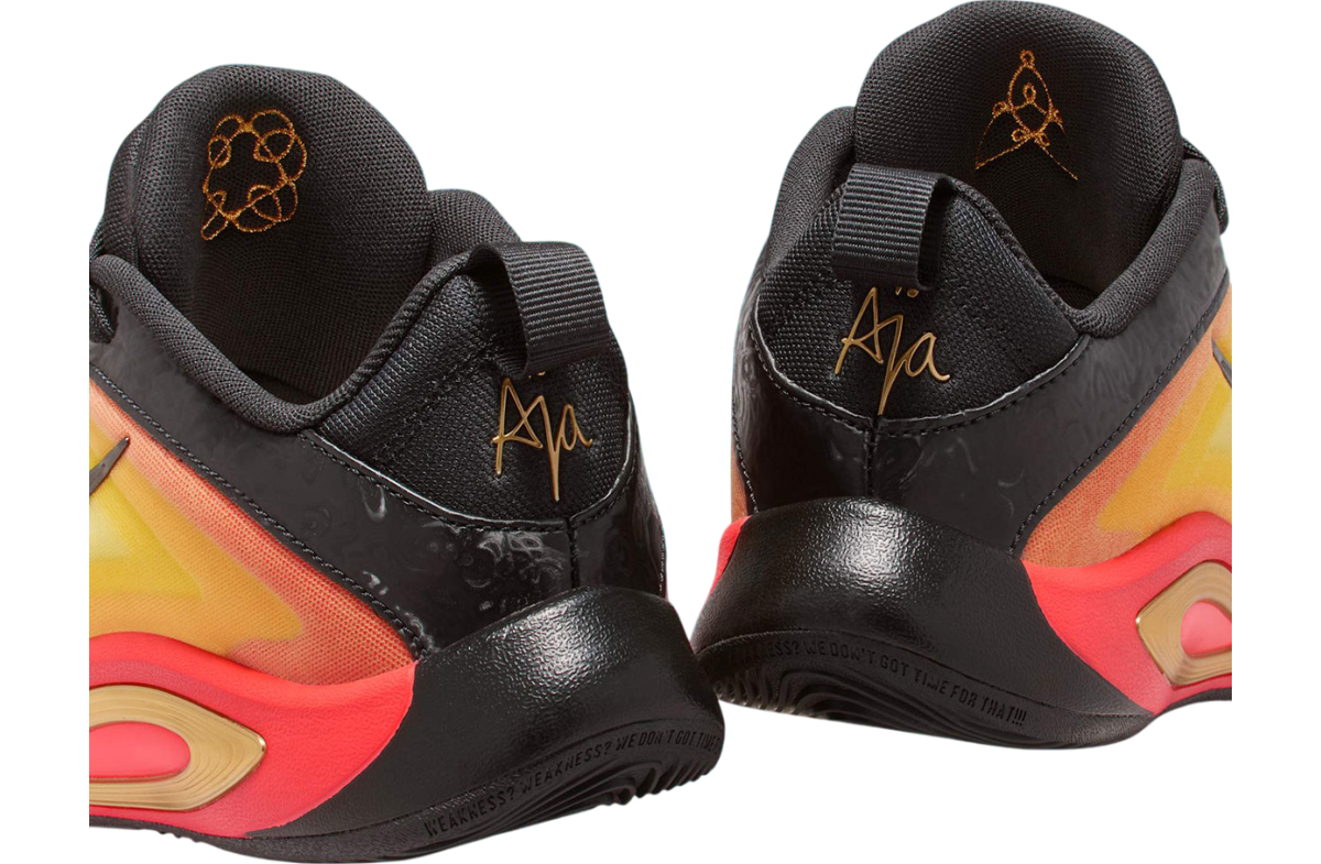 Nike A'One All Star Black / Metallic Gold - Image 6