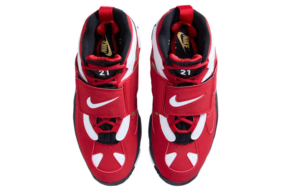 Nike Air Diamond Turf 2 Fire Red / White - Image 4