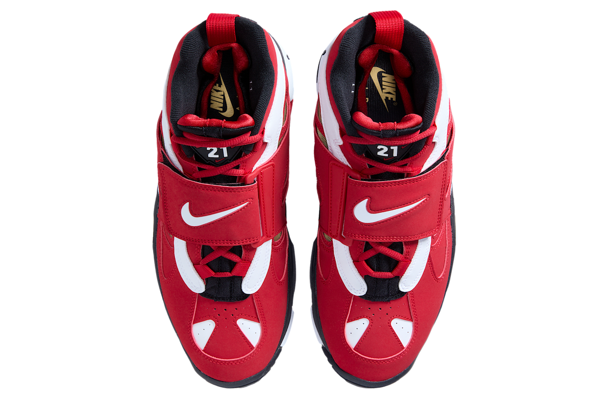 Nike Air Diamond Turf 2 Fire Red / White - Image 4
