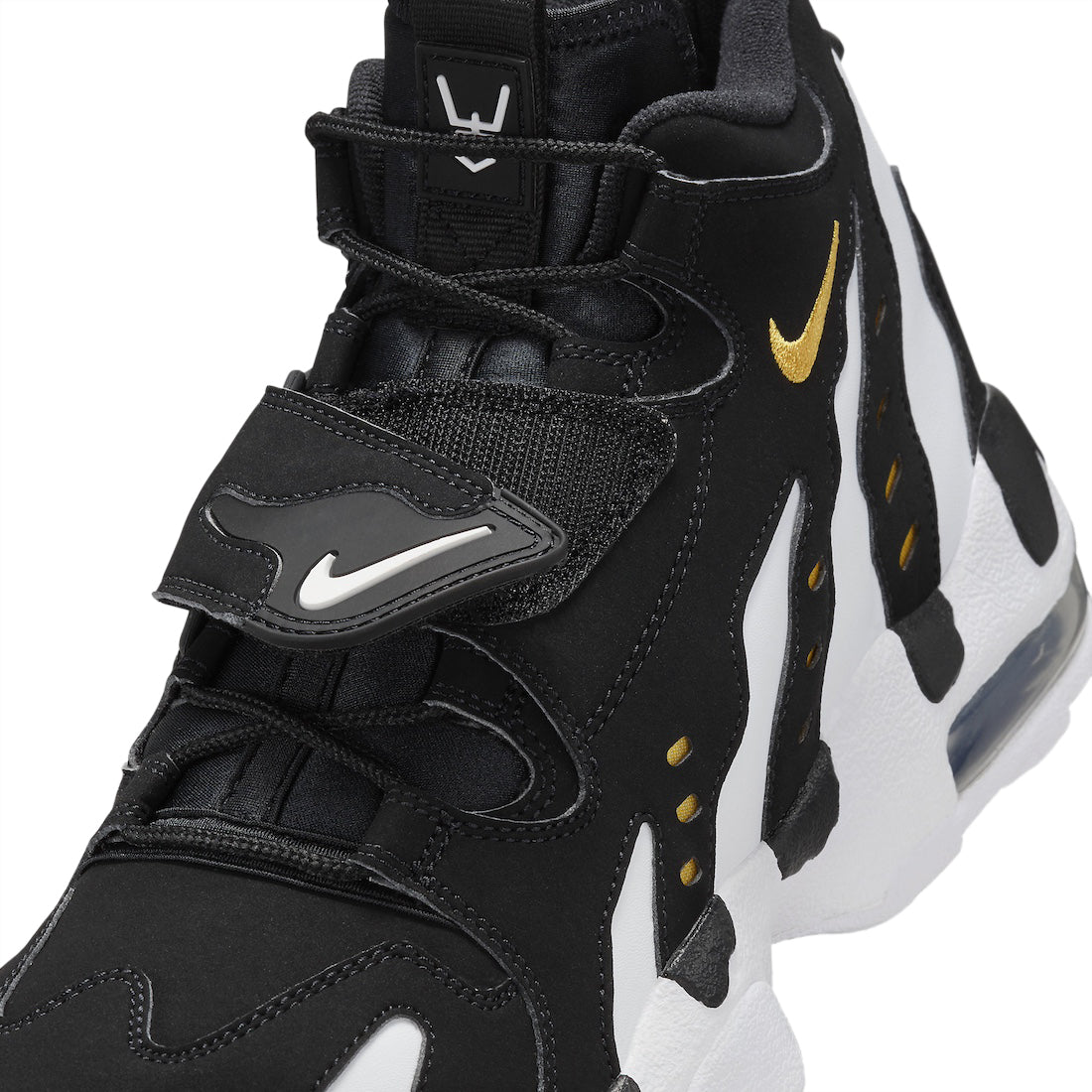 Nike Air Diamond Turf Max 96 Black Varsity Maize - Image 7