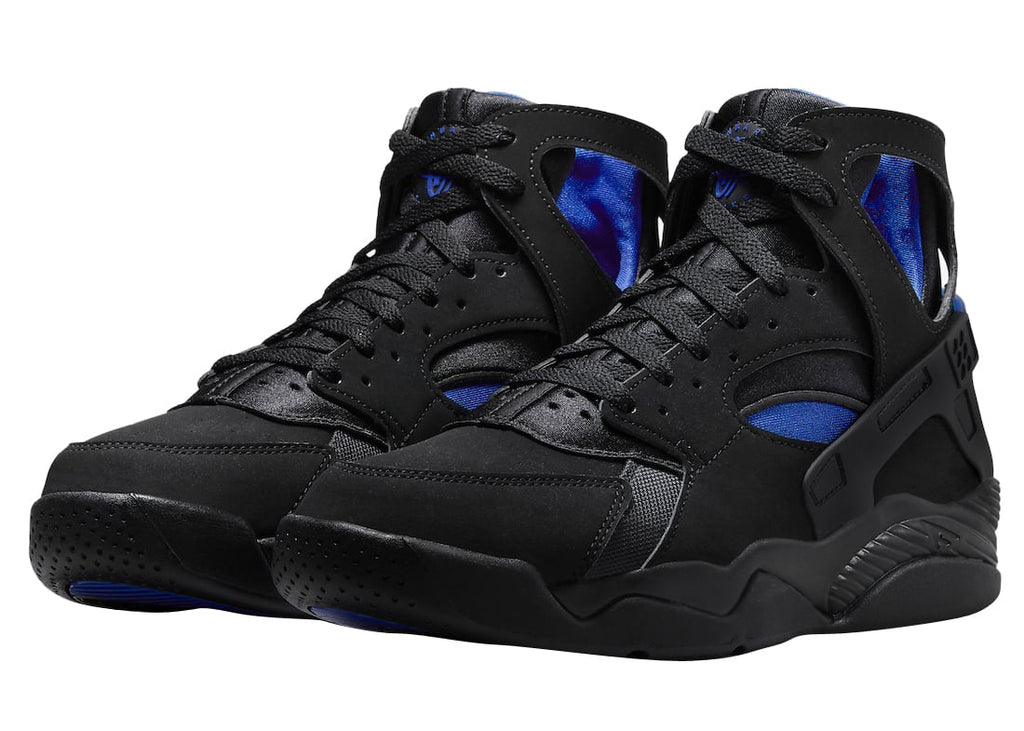 Nike Air Flight Huarache Black Lyon Blue - Image 2