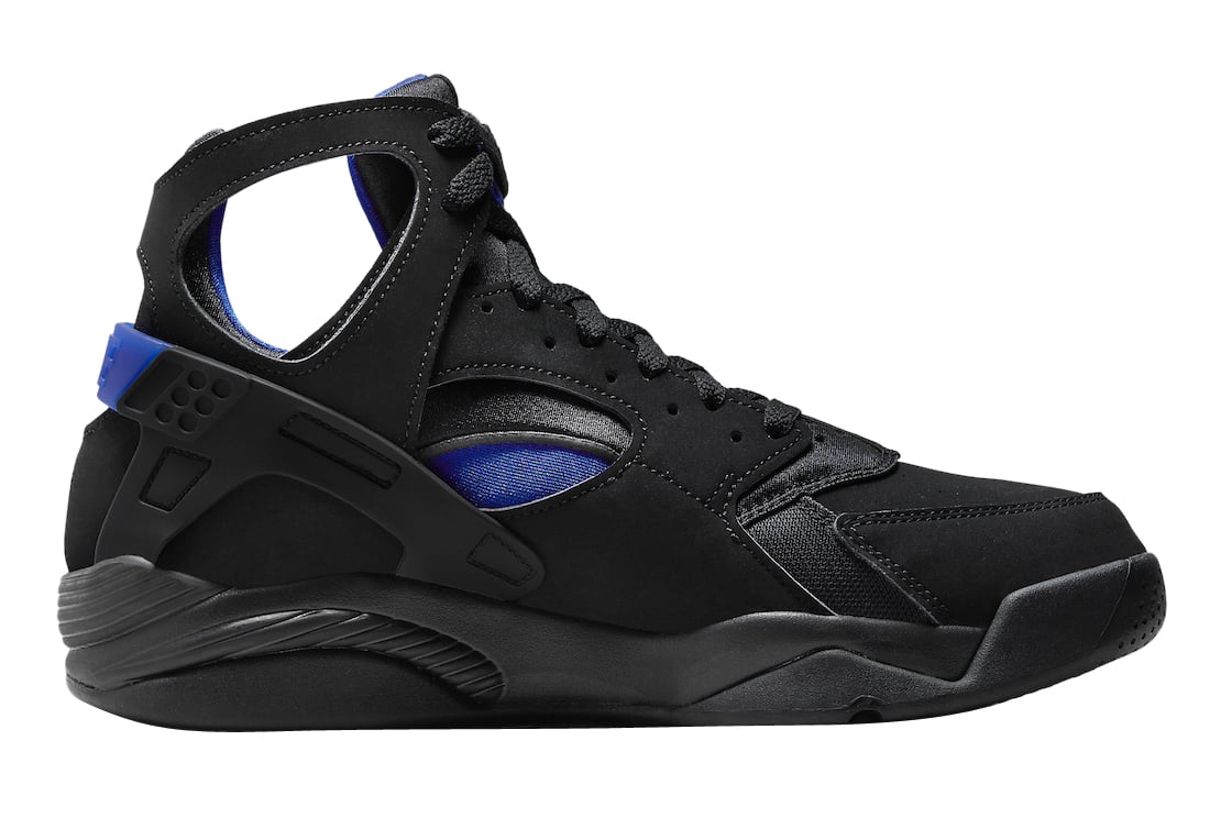 Nike Air Flight Huarache Black Lyon Blue - Image 3
