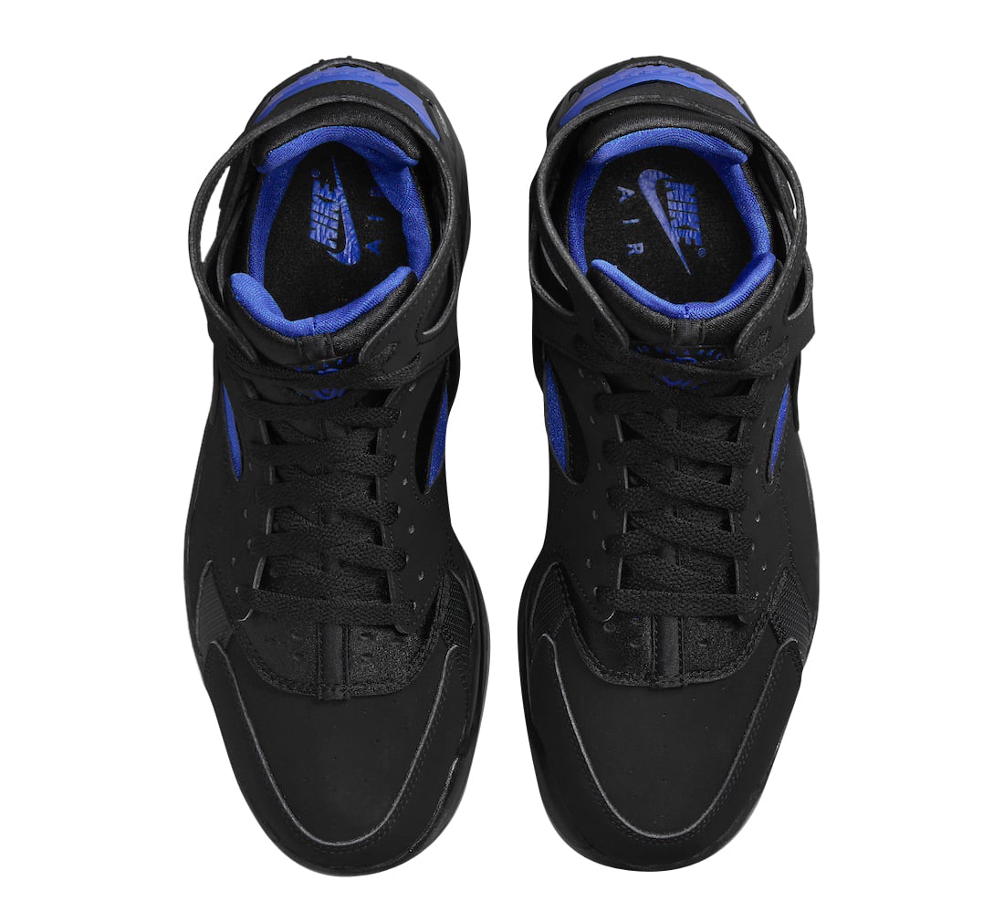 Nike Air Flight Huarache Black Lyon Blue - Image 4