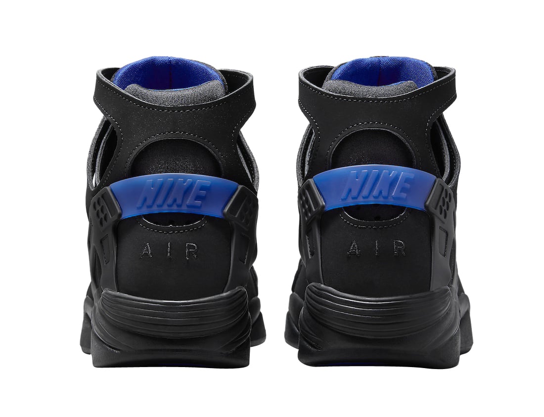 Nike Air Flight Huarache Black Lyon Blue - Image 5