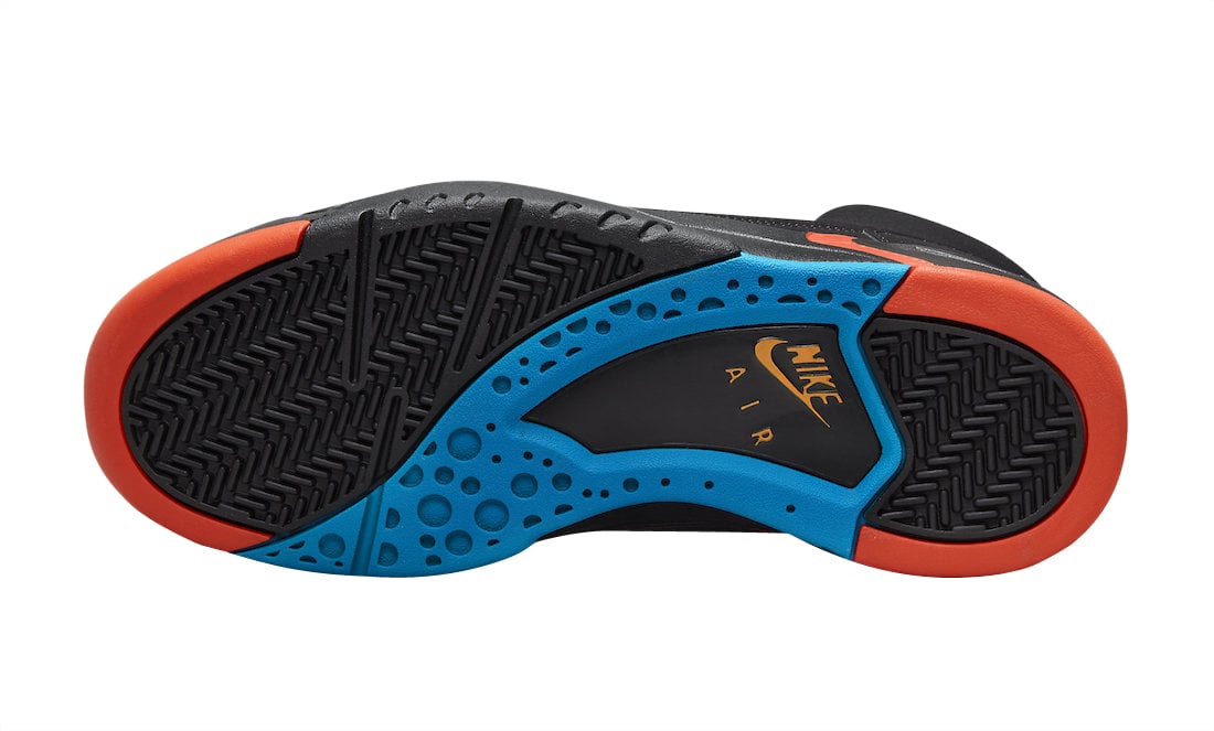Nike Air Flight Lite Mid Black Team Orange - Image 6