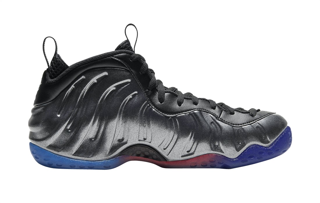 Nike Air Foamposite One Gradient Soles (Black Team Royal) - Image 3