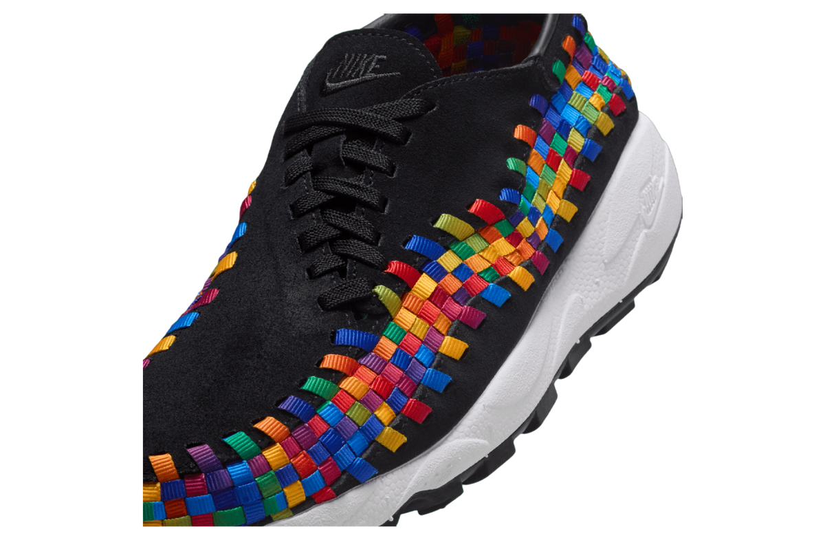 Nike Air Footscape Woven Rainbow Black - Image 8