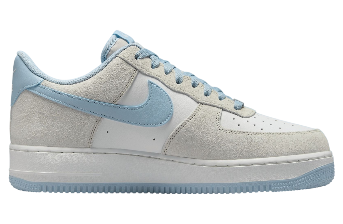 Nike Air Force 1 07 LV8 Light Bone / Light Armory Blue - Image 3