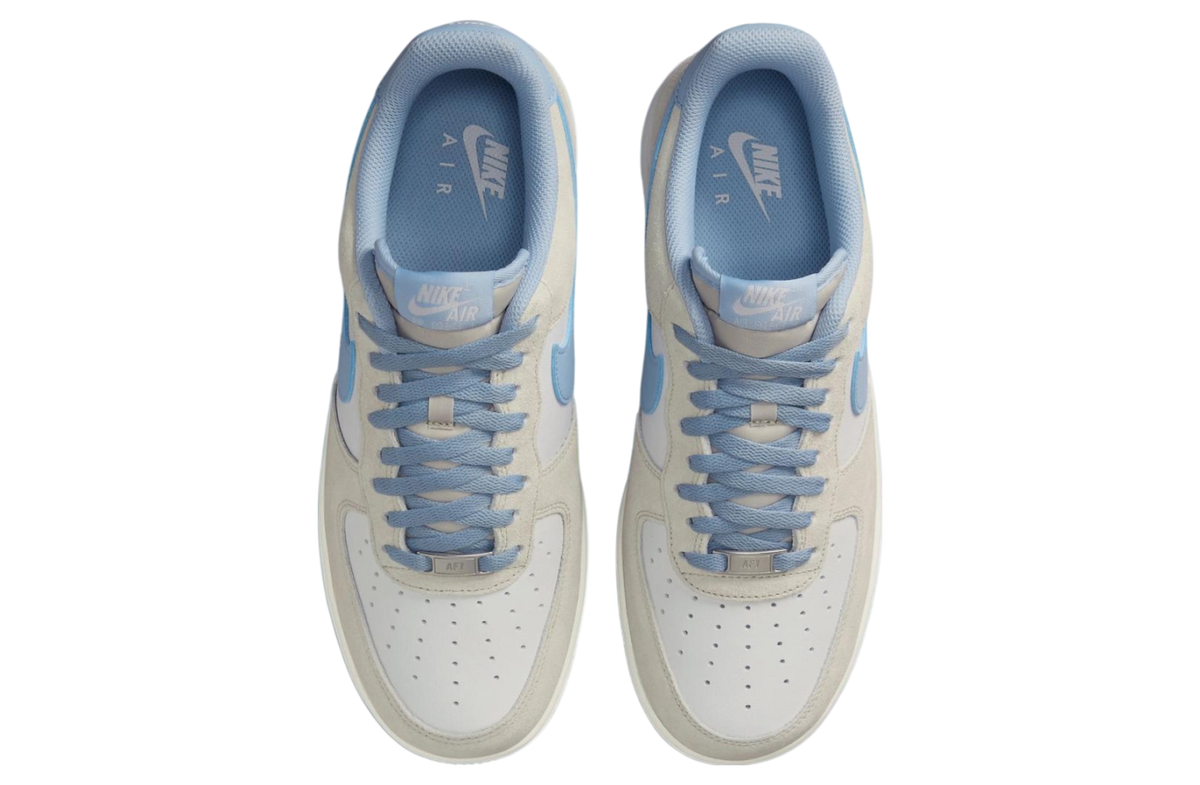 Nike Air Force 1 07 LV8 Light Bone / Light Armory Blue - Image 4