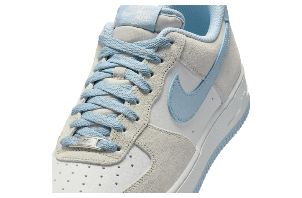 Nike Air Force 1 07 LV8 Light Bone / Light Armory Blue - Image 7