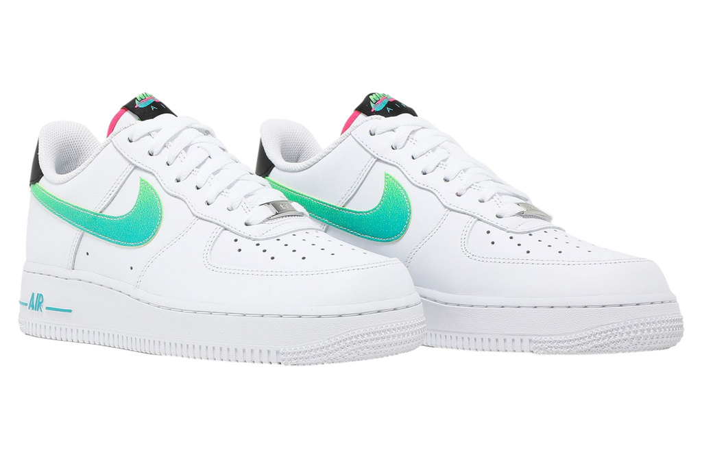 Nike Air Force 1 07 Lv8 White Aquamarine - Image 5