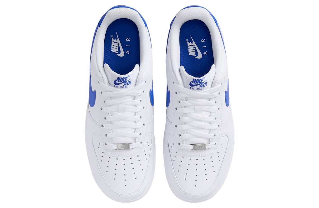 Nike Air Force 1 07 White / Hyper Royal - Image 4