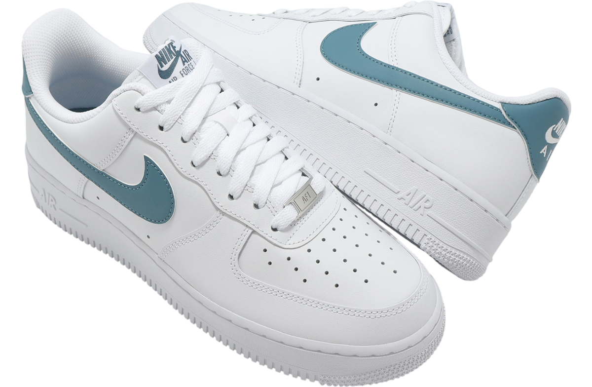 Nike Air Force 1 07 White / Smokey Blue - Image 6