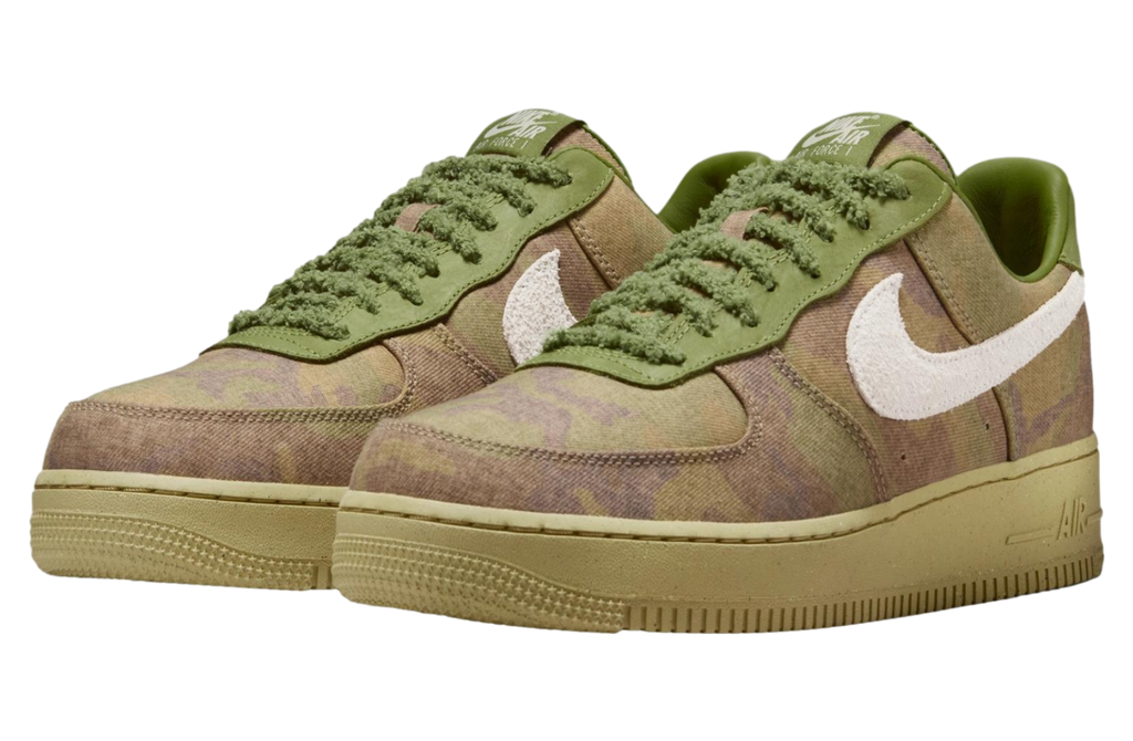Nike Air Force 1 Asparagus / Aluminum - Image 2