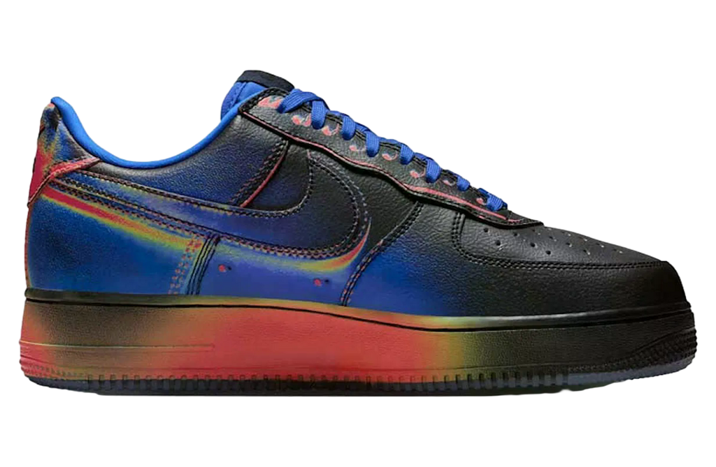 Nike Air Force 1 Black / Racer Blue - Image 4