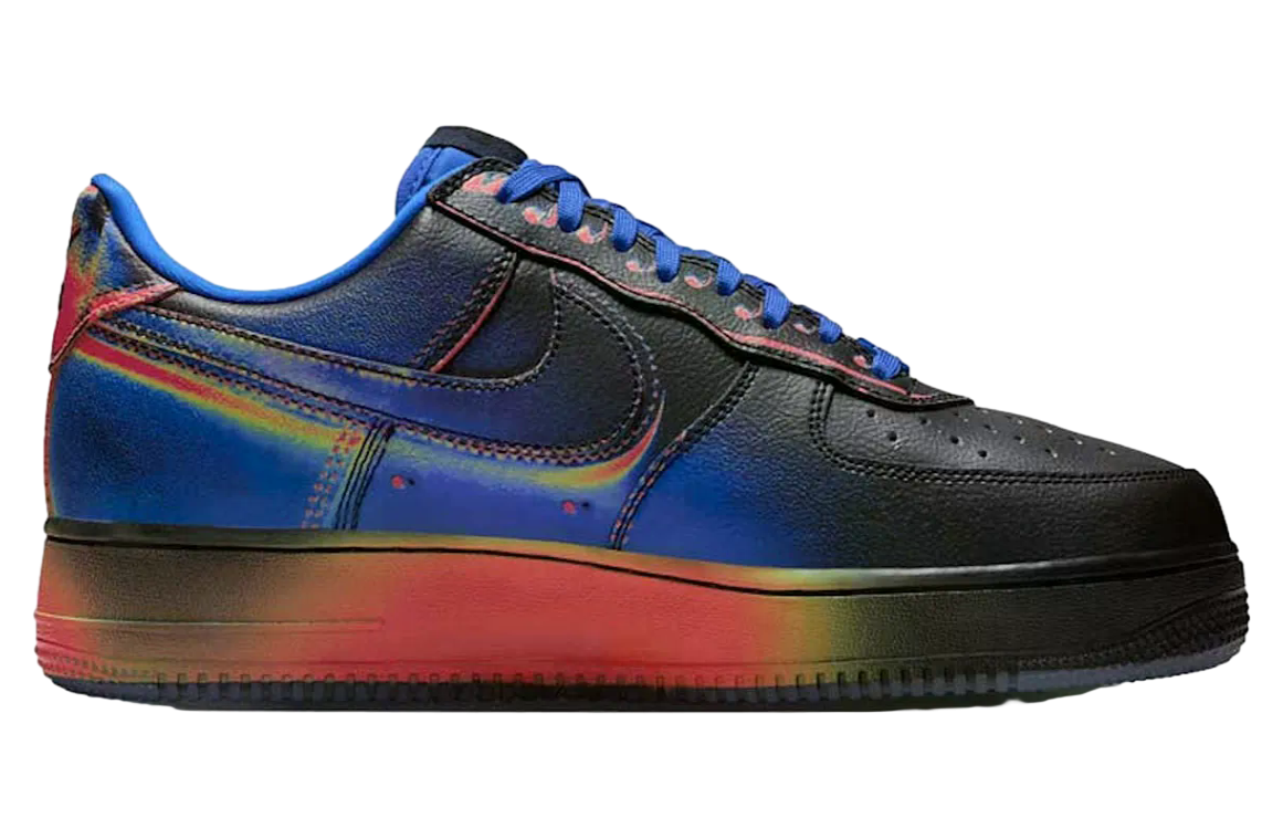 Nike Air Force 1 Black / Racer Blue - Image 4