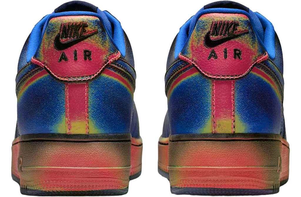 Nike Air Force 1 Black / Racer Blue - Image 6
