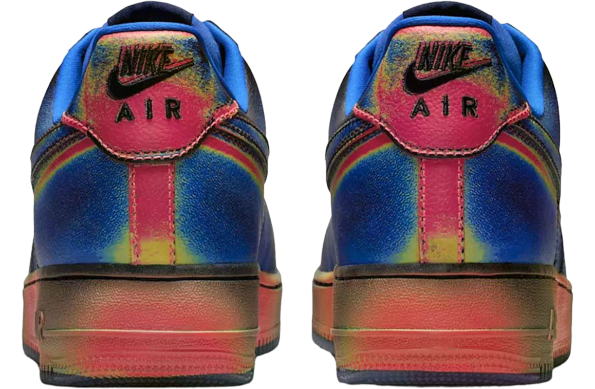 Nike Air Force 1 Black / Racer Blue - Image 6