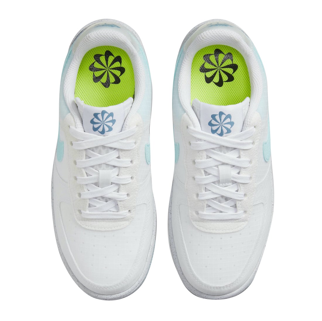 Nike Air Force 1 Crater GS White Aqua - Image 3