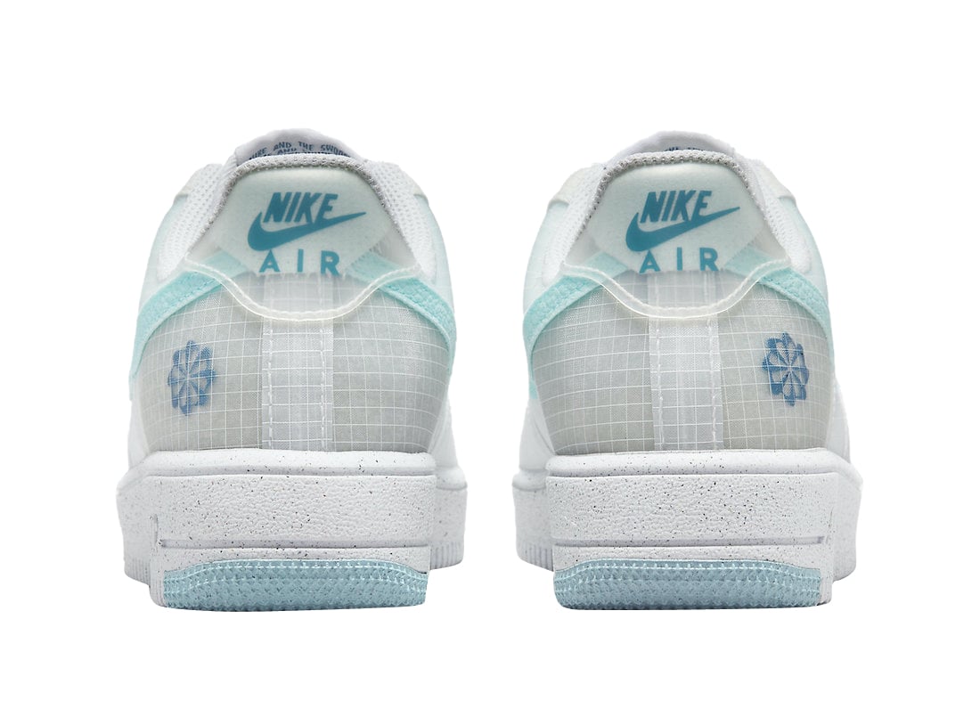 Nike Air Force 1 Crater GS White Aqua - Image 4
