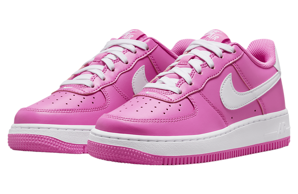 Nike Air Force 1 GS Playful Pink / White - Image 5