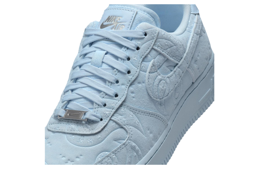 Nike Air Force 1 Hydrogen Blue / Metallic Silver - Image 2