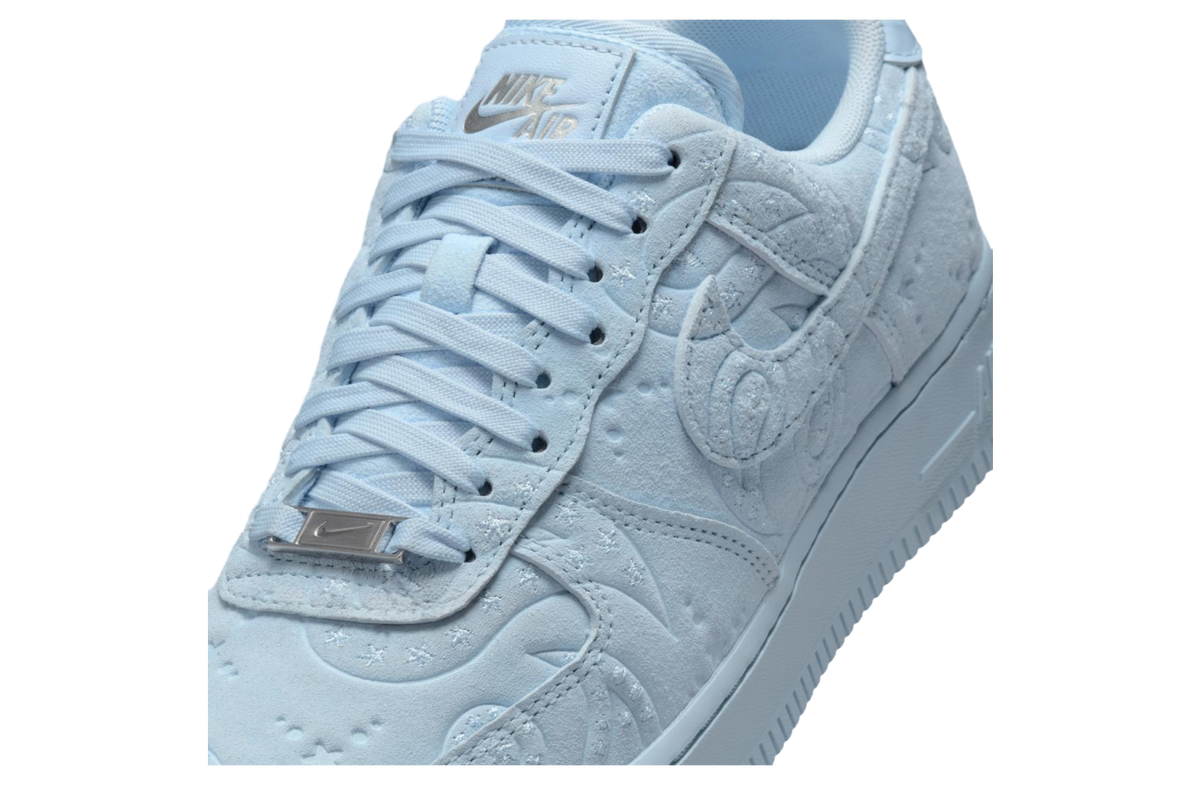 Nike Air Force 1 Hydrogen Blue / Metallic Silver - Image 2