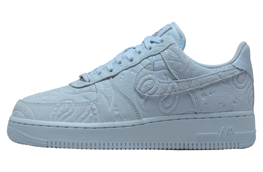 Nike Air Force 1 Hydrogen Blue / Metallic Silver - Image 4