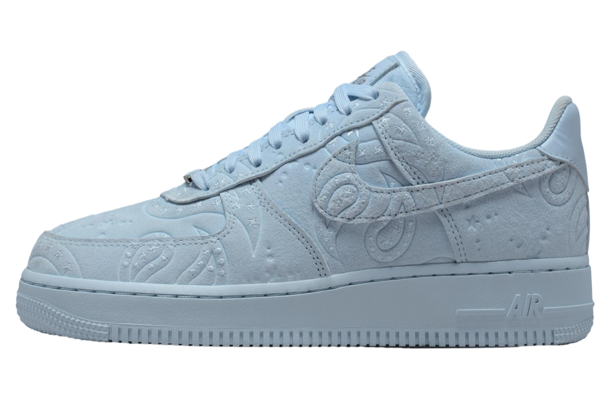 Nike Air Force 1 Hydrogen Blue / Metallic Silver - Image 4