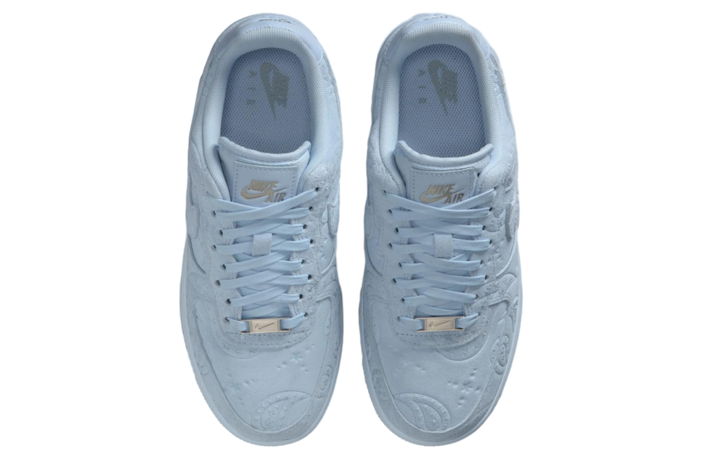 Nike Air Force 1 Hydrogen Blue / Metallic Silver - Image 6