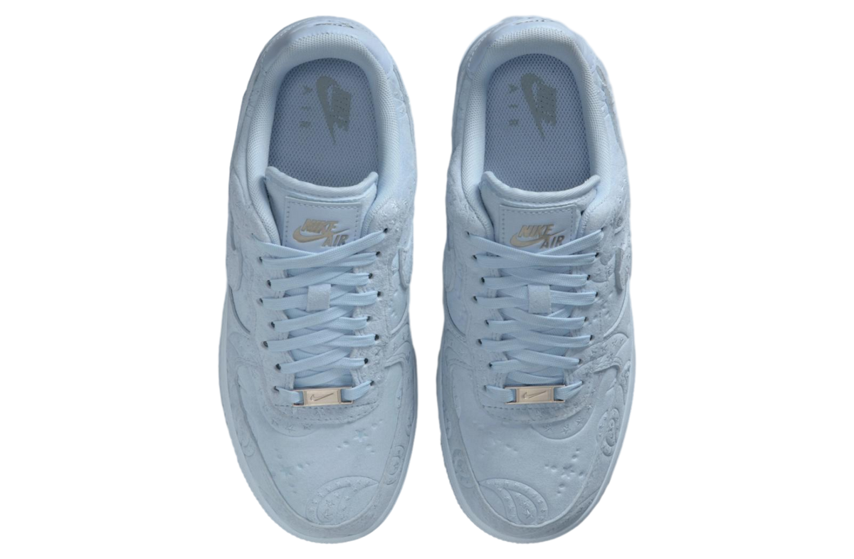 Nike Air Force 1 Hydrogen Blue / Metallic Silver - Image 6