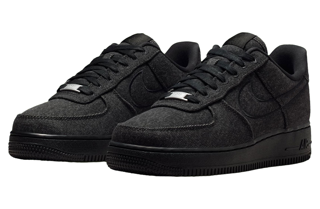 Nike Air Force 1 Low Black Denim / Black - Image 2
