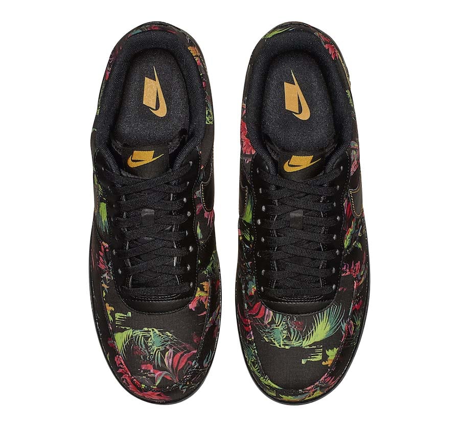 Nike Air Force 1 Low Black Floral - Image 4