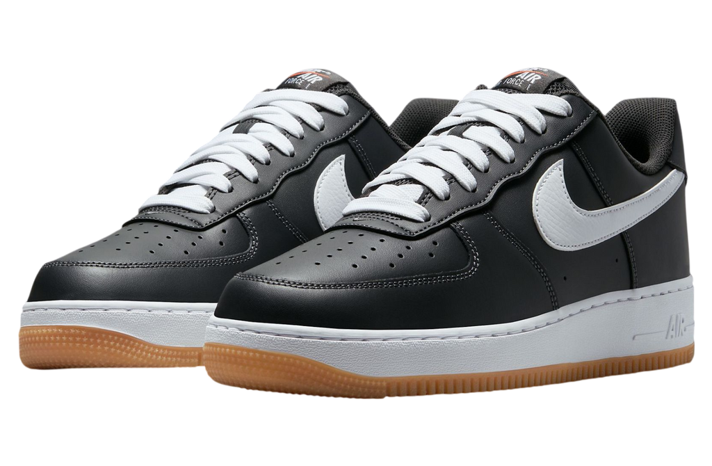 Nike Air Force 1 Low Black / Gum - Image 2