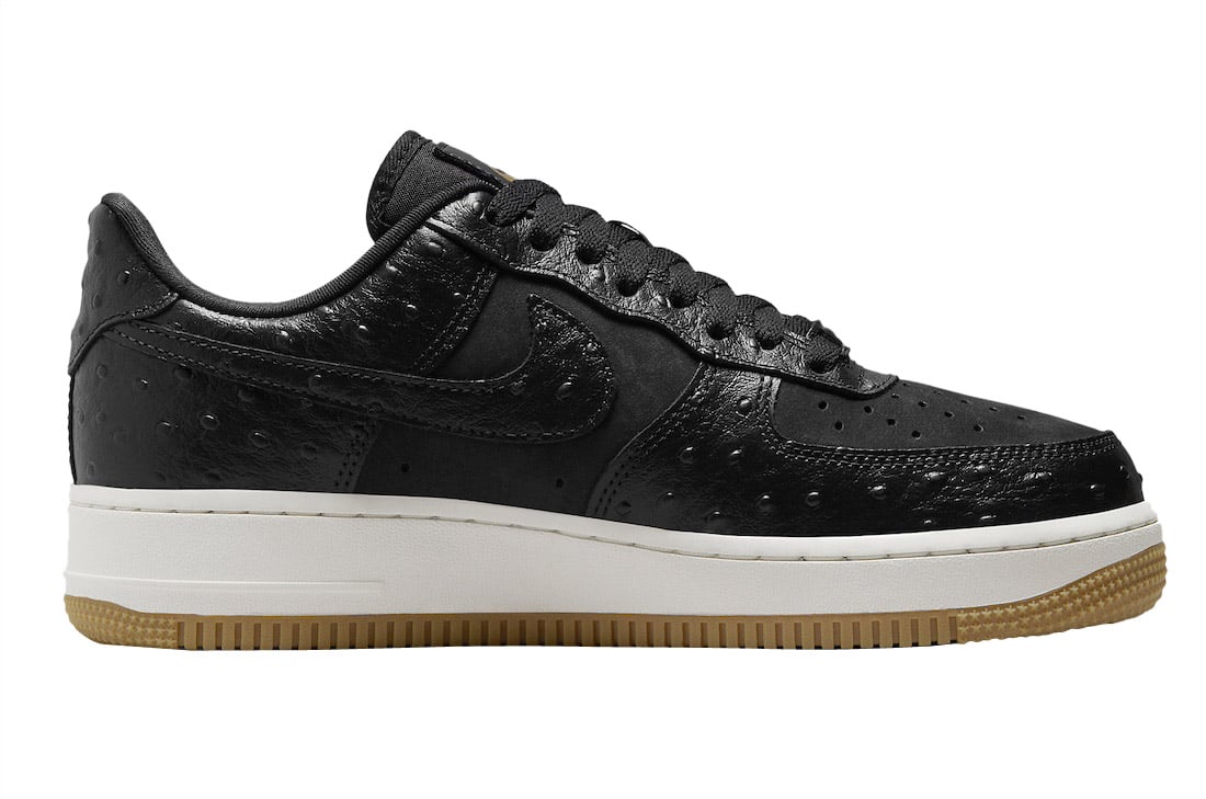 Nike Air Force 1 Low Black Ostrich - Image 3
