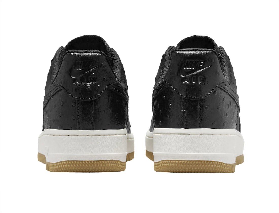 Nike Air Force 1 Low Black Ostrich - Image 5
