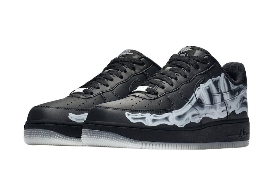 Nike Air Force 1 Low Black Skeleton - Image 2