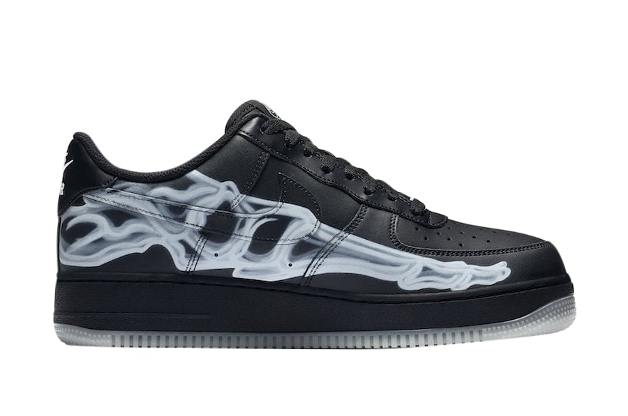 Nike Air Force 1 Low Black Skeleton - Image 4