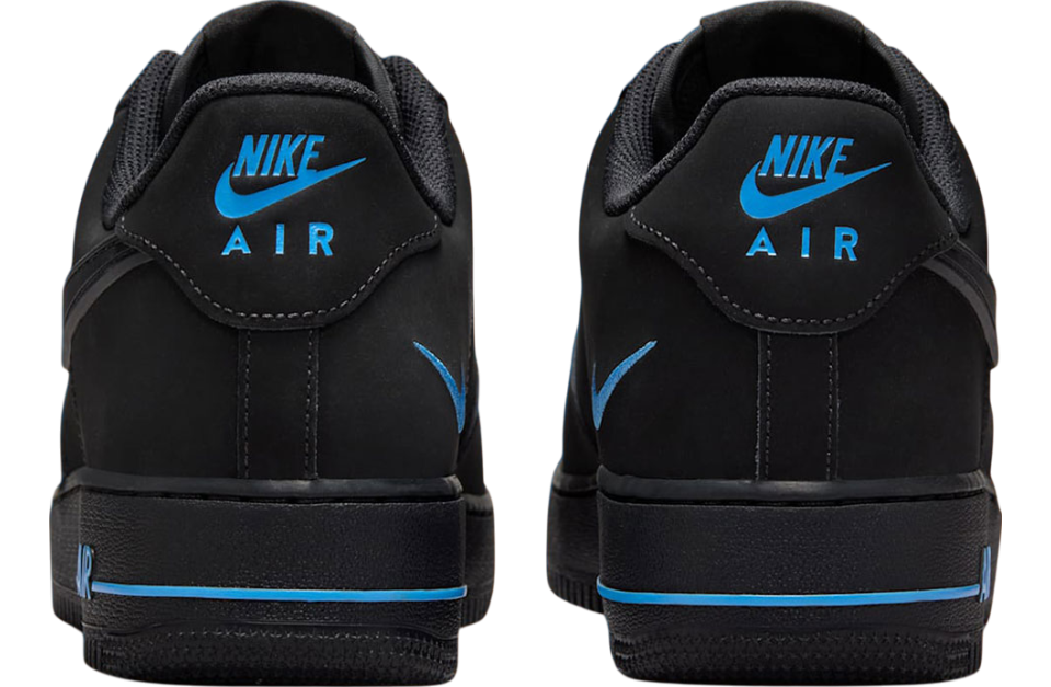 Nike Air Force 1 Low Black / University Blue - Image 5
