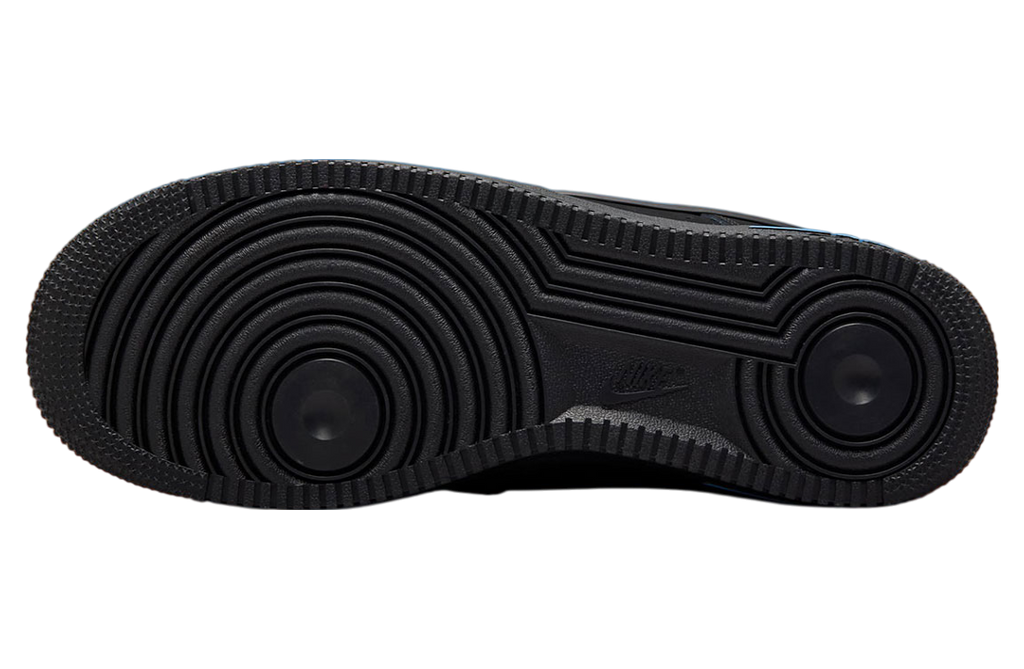 Nike Air Force 1 Low Black / University Blue - Image 6