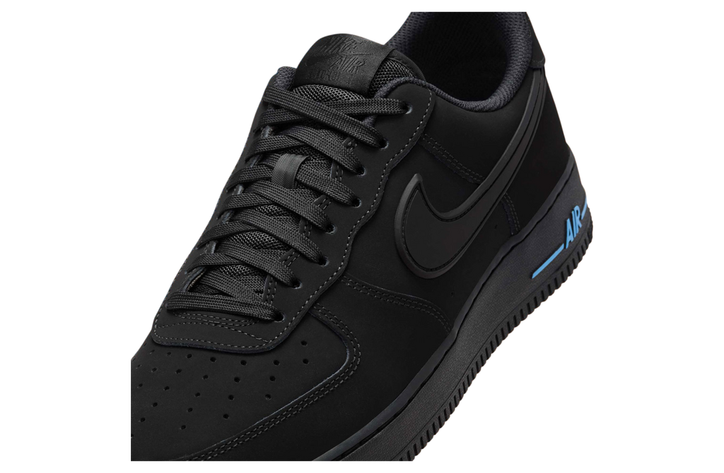 Nike Air Force 1 Low Black / University Blue - Image 7