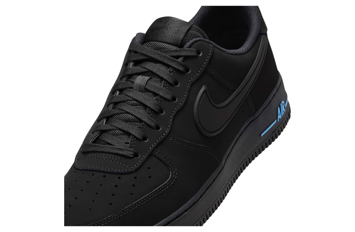 Nike Air Force 1 Low Black / University Blue - Image 7
