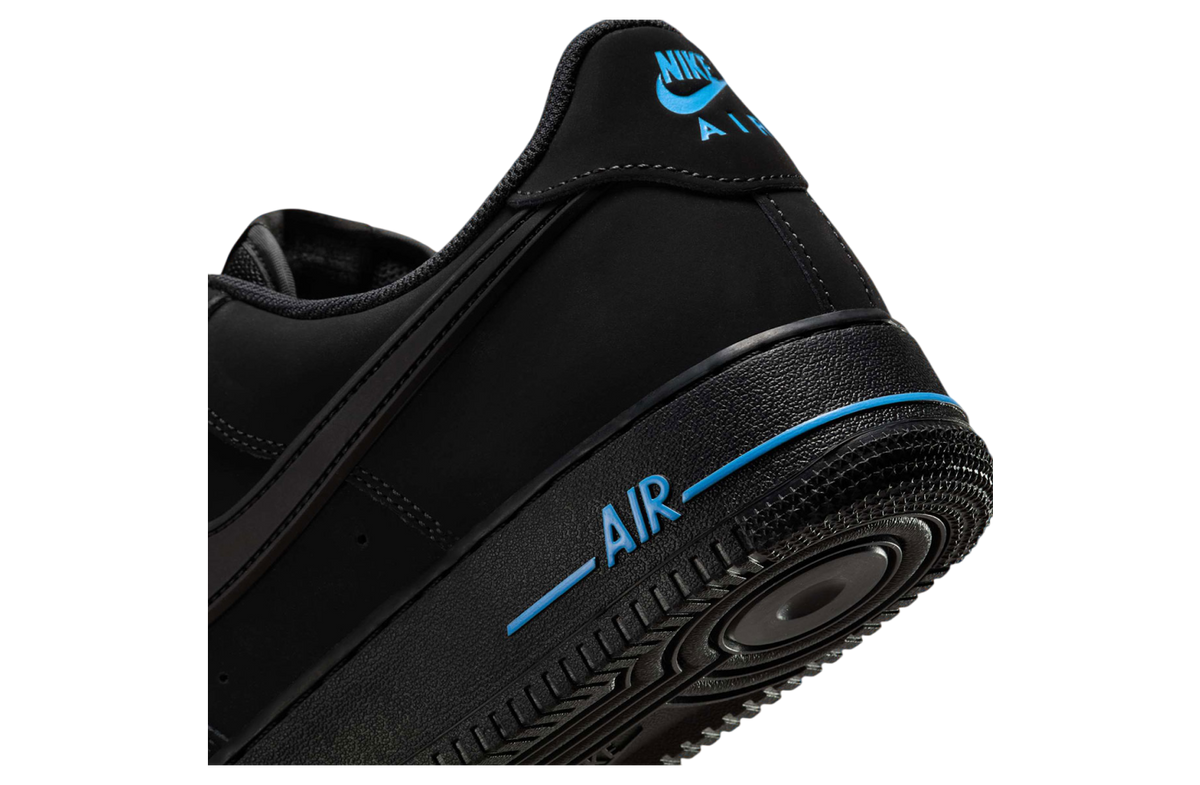 Nike Air Force 1 Low Black / University Blue - Image 8