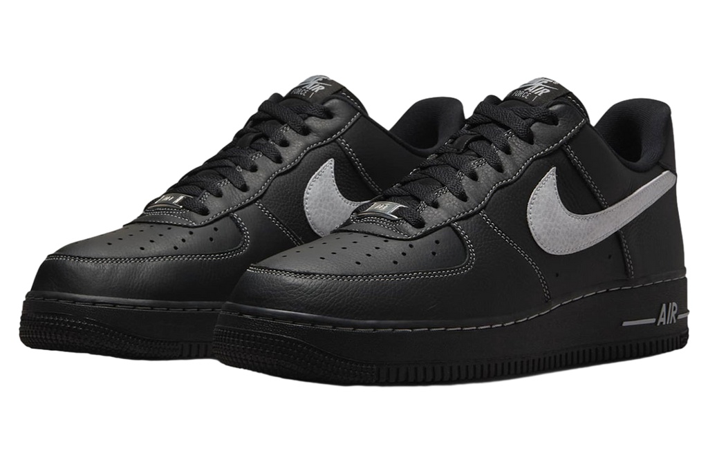 Nike Air Force 1 Low Black / Wolf Grey - Image 2