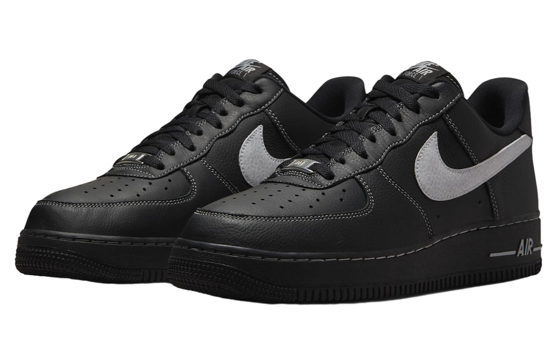Nike Air Force 1 Low Black / Wolf Grey - Image 2
