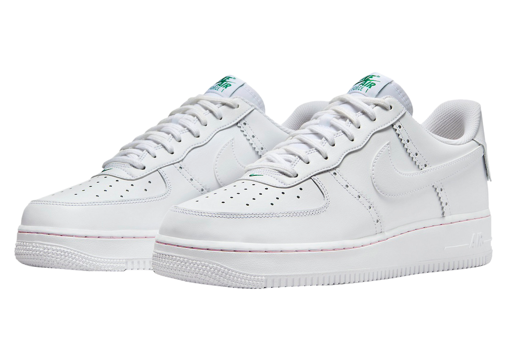 Nike Air Force 1 Low Brogue White - Image 2